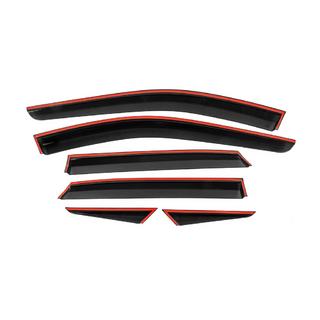 Deflectoare geamuri cu ornament cromat Niken Luxury (6 buc) Nissan Qashqai 2021- foto 3