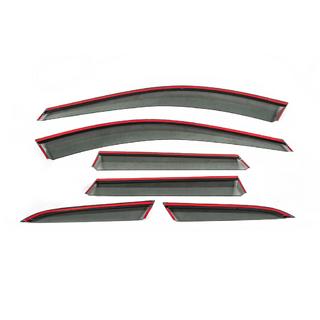 Deflectoare geamuri cu ornament cromat Niken Luxury (6 buc) Volvo XC60 2017- foto 4
