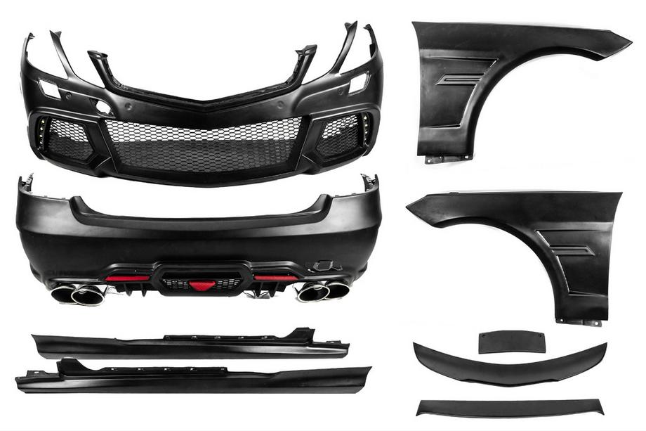 Mercedes E-class coupe C207 2010-2017 Body kit 2009-2012 (WALD, fibra de sticla) Image