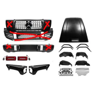 Kit restyling catre G63 AMG 2018 (set incomplet) foto 1