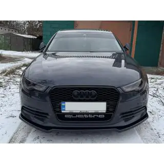 Lip frontal DPT V-2 (pentru S-Line, 2011-2015) (negru lucios)