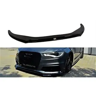 Lip frontal DPT V-2 (pentru S-Line, 2011-2015) (negru lucios) Audi A6 C7 2011-2017 foto 4