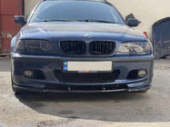 BMW 3 Series E46 1998-2006 Lip fata DPT V-1 (Pentru M Sport, Negru Lucios) foto 1