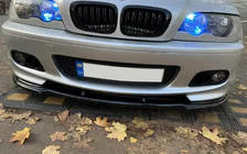 BMW 3 Series E46 1998-2006 Lip fata DPT V-1 (Pentru M Sport, Negru Lucios) foto 7