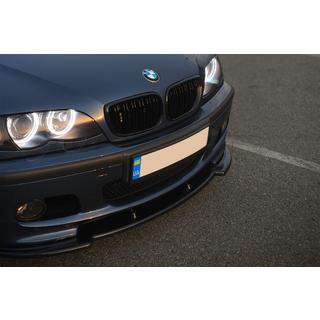 Lip fata DPT V-1 (Pentru M Sport, Negru Lucios) BMW 3 Series E46 1998-2006 foto 4