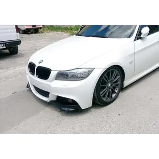 Extensii Front Flap DPT (pentru E90 M-Sport 2008-2011, Negru Lucios, 2 buc)