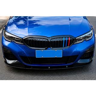 Lip fata DPT V-2 (Pentru M Technic, Negru Lucios) BMW 3 Series G20/G21 2018- foto 2
