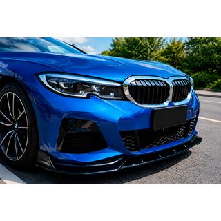Lip fata DPT V-2 (Pentru M Technic, Negru Lucios) BMW 3 Series G20/G21 2018- foto 1