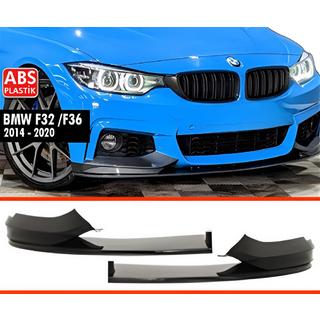 Lip fata DPT V-4 (pentru M Technic, Negru Lucios) BMW 4 Series F32/F33/F36 2012-2020