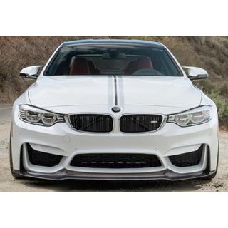 Lip fata DPT V-4 (Pentru M4, Negru Lucios) BMW 4 Series F32/F33/F36 2012-2020 foto 2
