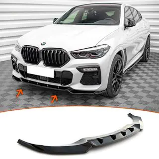Splitter fata DPT V-1 (Pentru M, Negru Lucios) foto 2