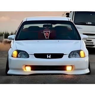 Lip fata DPT V-1 (Negru Lucios) Honda Civic 1995-2001