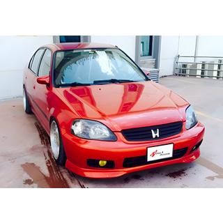 Lip fata DPT V-2 (Negru Lucios) Honda Civic 1995-2001 foto 2
