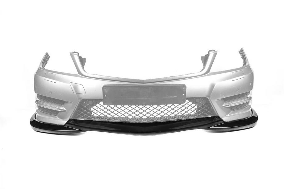 Mercedes C-class W204 2007-2015 Prelungire Bara Fata DPT V2 (2011-2015, Negru Lucios) Foto 2