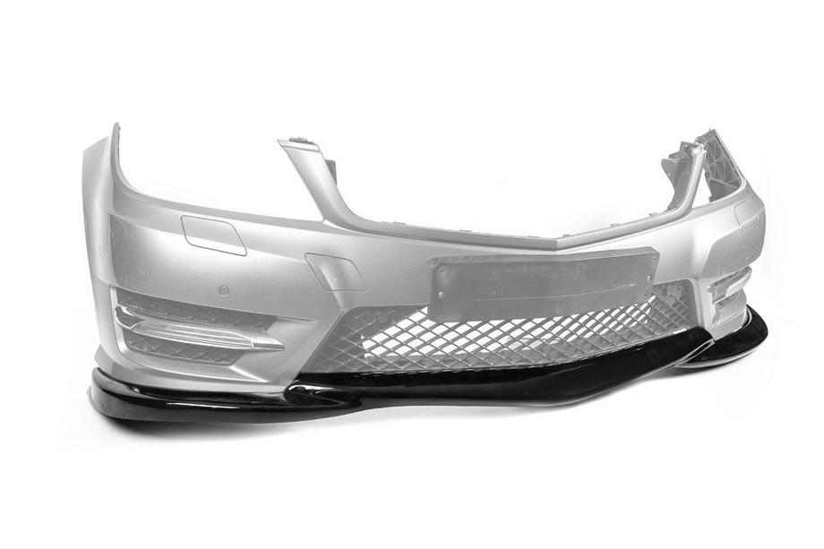 Mercedes C-class W204 2007-2015 Prelungire Bara Fata DPT V2 (2011-2015, Negru Lucios) Foto 5