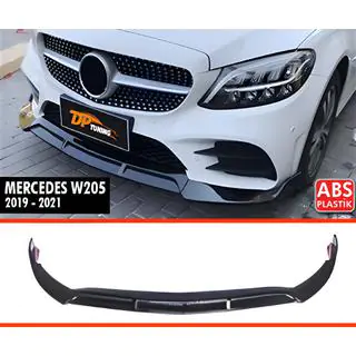 Splitter fata DPT (2019-2021, doar pentru AMG-Line, Negru Lucios) foto 2