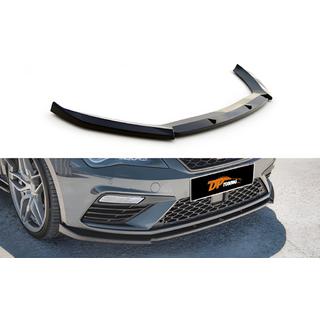 Lip Fata DPT (2017-2020, Negru Lucios) Seat Leon 2013-2020