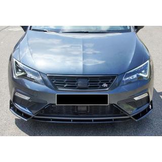 Lip fata DPT V-3 (2017-2020, Negru Lucios) Seat Leon 2013-2020 foto 3