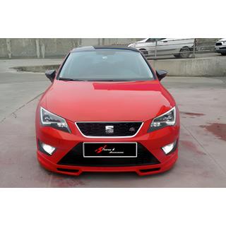 Lip fata DPT V-4 (2013-2016, Negru Lucios) Seat Leon 2013-2020