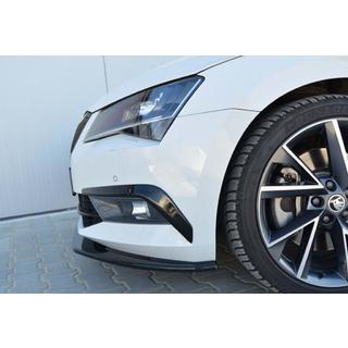 Lip fata bara DPT V-4 (2015-2020, Negru Lucios) Skoda Superb 2015-2024 foto 3