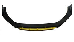 Splitter fata universal DPT Yellow V-2 (ABS, negru lucios) foto 1