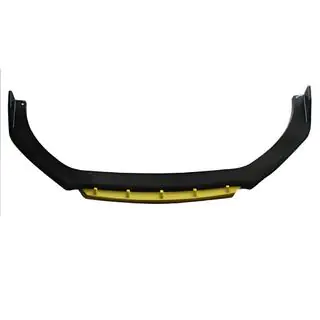 Splitter fata universal DPT Yellow V-2 (ABS, negru lucios)