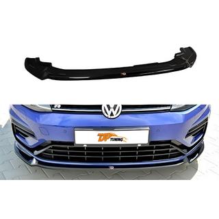 Lip fata DPT V-3 (pentru R / R-Line HB, 2017-2019, negru lucios) Volkswagen Golf 7/E-Golf 2012-2020 foto 1