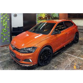 Lip fata DPT V-1 (Negru Lucios) Volkswagen Polo 2017-