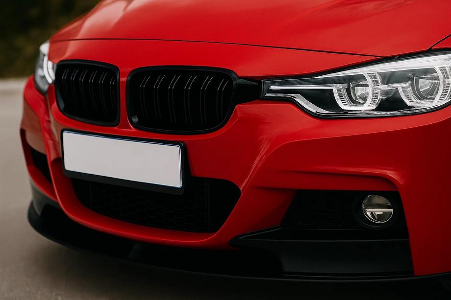 BMW 3 Series F30/F31 2012-2019 Rinichi M-Look (Negru Lucios) Foto 2
