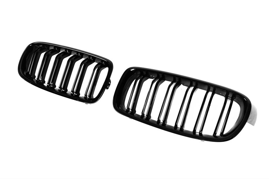 BMW 3 Series F30/F31 2012-2019 Rinichi M-Look (Negru Lucios) Foto 4