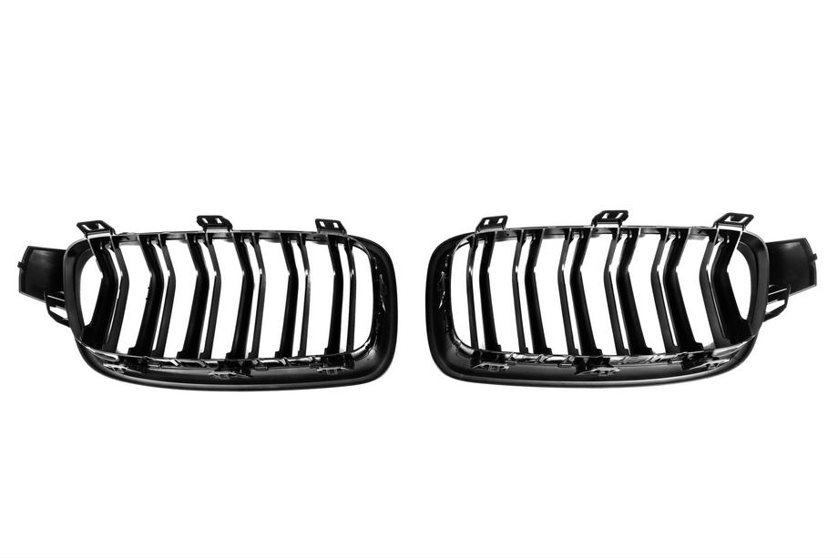 BMW 3 Series F30/F31 2012-2019 Rinichi M-Look (Negru Lucios) Foto 6