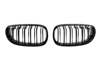 BMW 5 Series E60/E61 2003-2010 Rinichi M-Look (Negru Lucios) foto 3