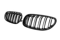 BMW 5 Series E60/E61 2003-2010 Rinichi M-Look (Negru Lucios) foto 4