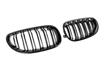 BMW 5 Series E60/E61 2003-2010 Rinichi M-Look (Negru Lucios) foto 5
