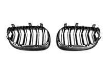 BMW 5 Series E60/E61 2003-2010 Rinichi M-Look (Negru Lucios) foto 6