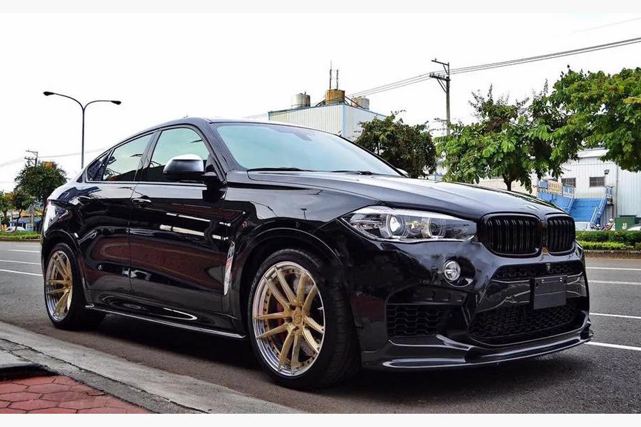 BMW X5 F15 2013-2018 Rinichi M-Look (Negru Lucios) Foto 5