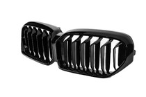 BMW Seria 5 G30/G31 2017–2023 Grile tip rinichi M-Look (2021-2023, negru lucios) foto 4