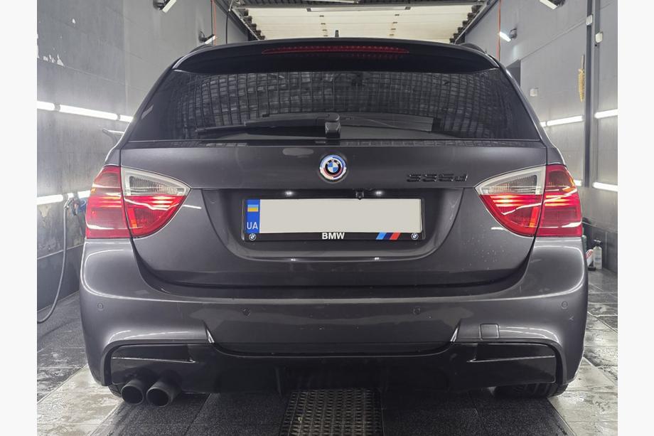 BMW 3 Series E90/E91 2005-2011 Difuzor Spate DPT V-5 (pentru E90 M-Sport, Negru Lucios) Foto 1