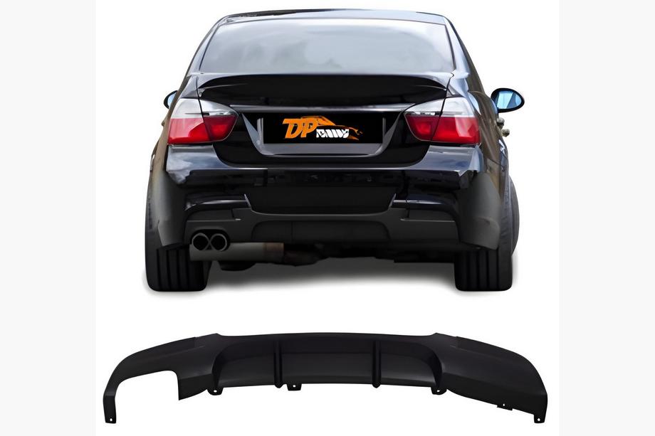 BMW 3 Series E90/E91 2005-2011 Difuzor Spate DPT V-5 (pentru E90 M-Sport, Negru Lucios) Foto 5
