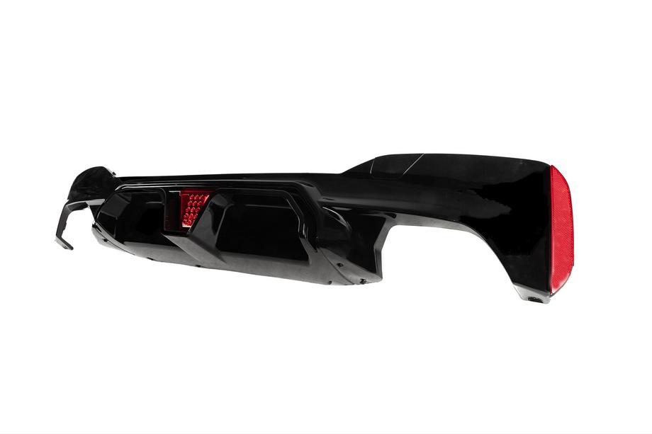BMW Seria 5 G30/G31 2017–2023 Difuzor spate DPT (pentru M-Sport/M5 F90, negru lucios) Foto 2