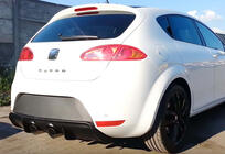 Seat Leon 2005-2012 Difuzor Spate DPT V-2 (2009-2012, Negru Lucios) foto 1