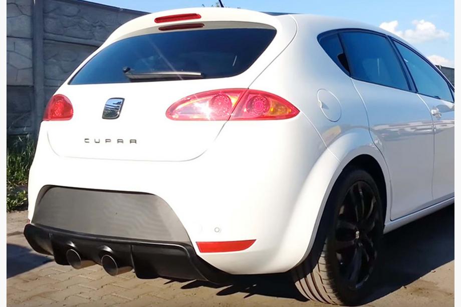 Seat Leon 2005-2012 Difuzor Spate DPT V-2 (2009-2012, Negru Lucios) Image