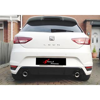 Difuzor Spate DPT V-1 (Negru Lucios) Seat Leon 2013-2020