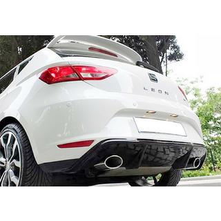 Difuzor Spate DPT V-7 (2013-2016, Negru Lucios) Seat Leon 2013-2020 foto 1