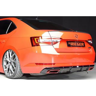 Difuzor Spate DPT V-1 (Negru Lucios) Skoda Superb 2015-2024 foto 1