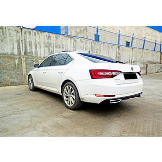 Difuzor Spate DPT V-2 (Negru Lucios) Skoda Superb 2015-2024 foto 2