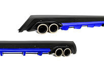 Difuzor Spate Universal DPT V-11 (ABS) (Albastru + Negru Lucios) foto 1