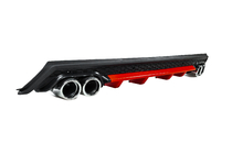 Difuzor Spate Universal DPT V-13 (ABS) (Rosu+Negru Lucios) foto 3