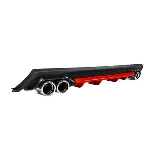 Difuzor Spate Universal DPT V-13 (ABS) (Rosu+Negru Lucios) foto 3