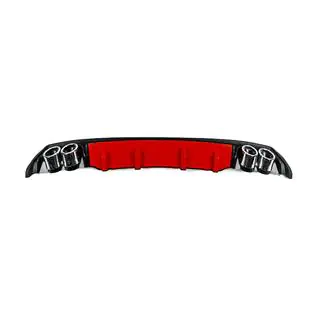 Difuzor Spate Universal DPT V-13 (ABS) (Rosu+Negru Lucios) foto 4